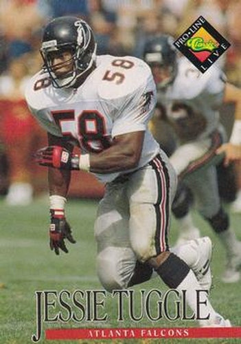 #161 Jessie Tuggle - Atlanta Falcons - 1994 Pro Line Live Football