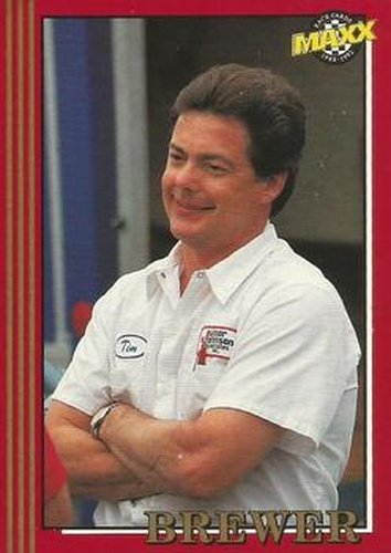 #161 Tim Brewer - Junior Johnson & Associates - 1992 Maxx Racing