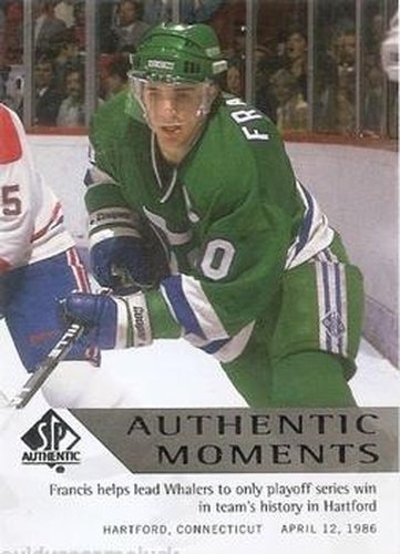 #161 Ron Francis - Hartford Whalers - 2012-13 SP Authentic Hockey