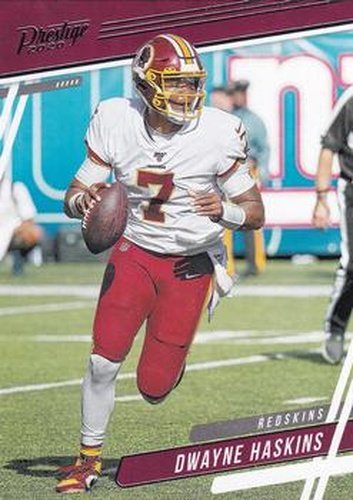 #161 Dwayne Haskins - Washington Redskins - 2020 Panini Prestige Football