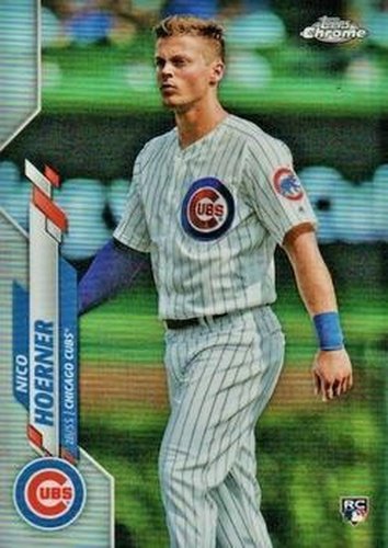 #161b Nico Hoerner - Chicago Cubs - 2020 Topps Chrome Baseball