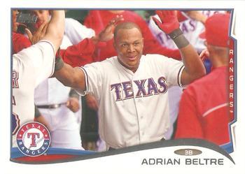 #161c Adrian Beltre - Texas Rangers - 2014 Topps Baseball