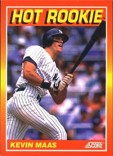 #2 Kevin Maas - New York Yankees - 1991 Score Baseball - Hot Rookies