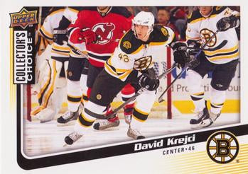 #162 David Krejci - Boston Bruins - 2009-10 Collector's Choice Hockey