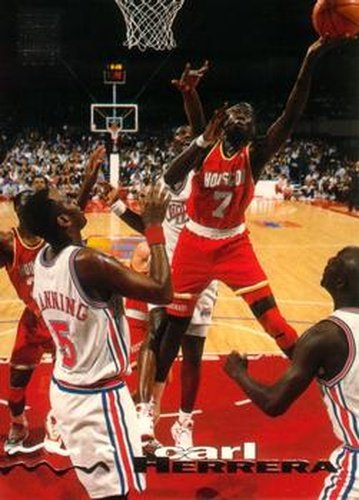 #162 Carl Herrera - Houston Rockets - 1993-94 Stadium Club Basketball