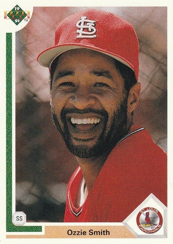 #162 Ozzie Smith - St. Louis Cardinals - 1991 Upper Deck Baseball