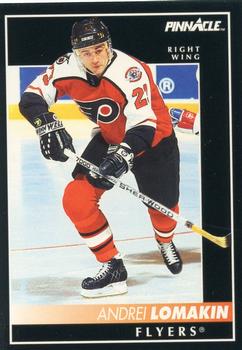 #162 Andrei Lomakin - Philadelphia Flyers - 1992-93 Pinnacle Canadian Hockey