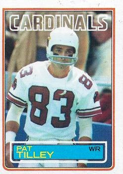 #162 Pat Tilley - St. Louis Cardinals - 1983 Topps Football