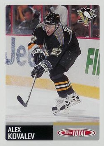 #162 Alex Kovalev - Pittsburgh Penguins - 2002-03 Topps Total Hockey