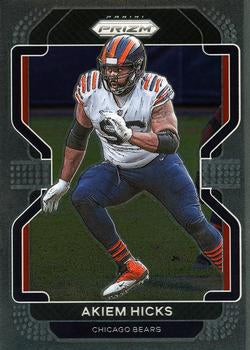 #162 Akiem Hicks - Chicago Bears - 2021 Panini Prizm Football