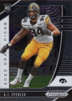 #162 A.J. Epenesa- Iowa Hawkeyes - 2020 Panini Prizm Draft Picks Football