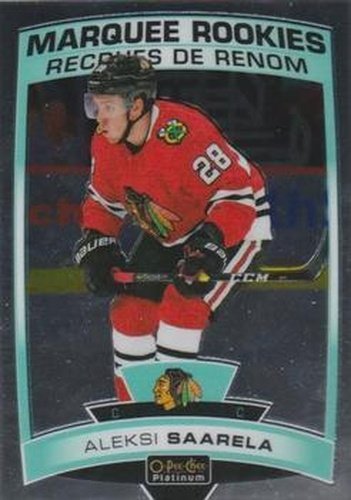 #162 Aleksi Saarela - Chicago Blackhawks - 2019-20 O-Pee-Chee Platinum Hockey