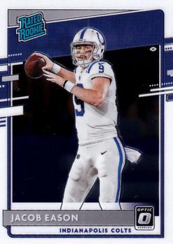 #162 Jacob Eason - Indianapolis Colts - 2020 Donruss Optic Football