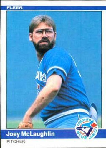 #162 Joey McLaughlin - Toronto Blue Jays - 1984 Fleer Baseball