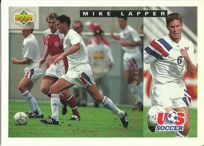 #162 Mike Lapper - USA - 1993 Upper Deck World Cup Preview English/Spanish Soccer