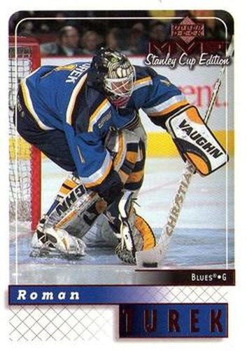 #162 Roman Turek - St. Louis Blues - 1999-00 Upper Deck MVP Stanley Cup Edition Hockey