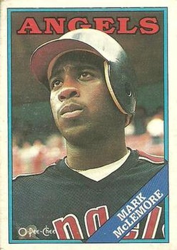 #162 Mark McLemore - California Angels - 1988 O-Pee-Chee Baseball