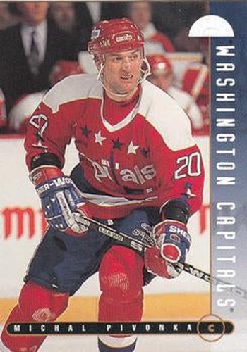 #162 Michal Pivonka - Washington Capitals - 1995-96 Leaf Hockey