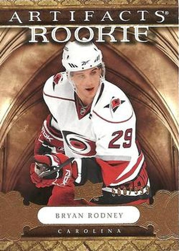 #163 Bryan Rodney - Carolina Hurricanes - 2009-10 Upper Deck Artifacts Hockey