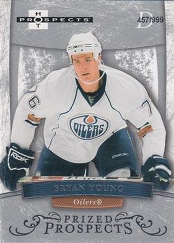 #163 Bryan Young - Edmonton Oilers - 2007-08 Fleer Hot Prospects Hockey