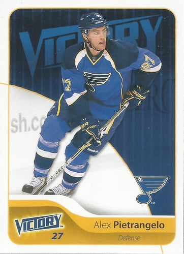 #163 Alex Pietrangelo - St. Louis Blues - 2011-12 Upper Deck Victory Hockey