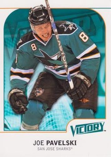 #163 Joe Pavelski - San Jose Sharks - 2009-10 Upper Deck Victory Hockey