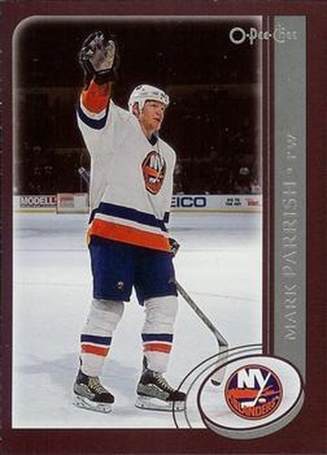 #163 Mark Parrish - New York Islanders - 2002-03 O-Pee-Chee Hockey