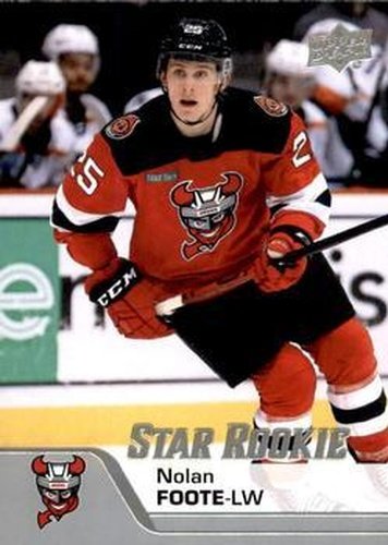 #163 Nolan Foote - Binghamton Devils - 2020-21 Upper Deck AHL Hockey