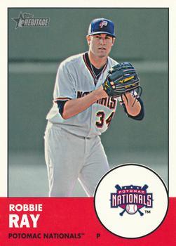 #163 Robbie Ray - Potomac Nationals - 2012 Topps Heritage Minor League Baseball