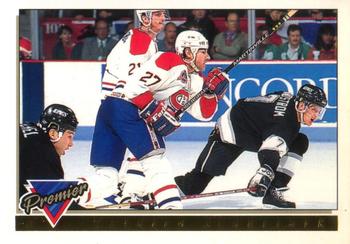 #163 Mathieu Schneider - Montreal Canadiens - 1993-94 O-Pee-Chee Premier Hockey - Gold