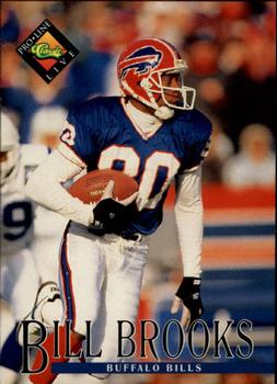 #164 Bill Brooks - Buffalo Bills - 1994 Pro Line Live Football