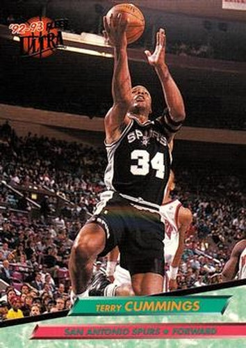 #164 Terry Cummings - San Antonio Spurs - 1992-93 Ultra Basketball
