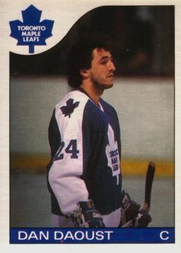 #164 Dan Daoust - Toronto Maple Leafs - 1985-86 O-Pee-Chee Hockey