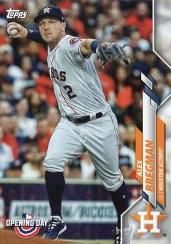 #164 Alex Bregman - Houston Astros - 2020 Topps Opening Day Baseball
