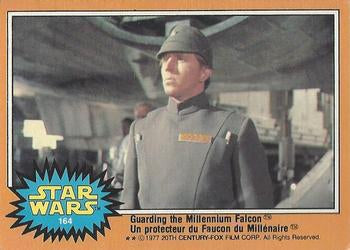 #164 Guarding the Millennium Falcon - 1977 O-Pee-Chee Star Wars