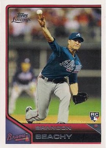 #164 Brandon Beachy - Atlanta Braves - 2011 Topps Lineage Baseball