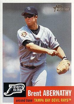 #164 Brent Abernathy - Tampa Bay Devil Rays - 2002 Topps Heritage Baseball