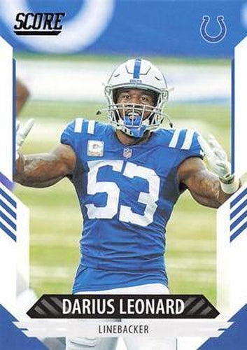 #164 Darius Leonard - Indianapolis Colts - 2021 Score Football