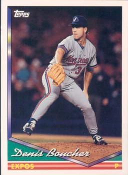 #164 Denis Boucher - Montreal Expos - 1994 Topps Baseball