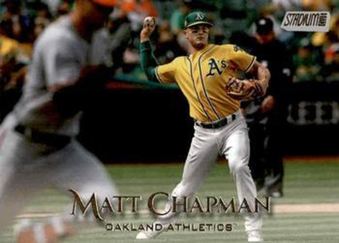 #164 Matt Chapman - Oakland Athletics - 2019 Stadium Club Baseball