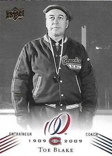 #164 Toe Blake - Montreal Canadiens - 2008-09 Upper Deck Montreal Canadiens Centennial Hockey
