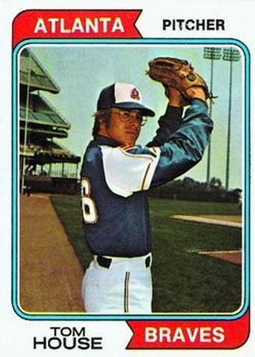 #164 Tom House - Atlanta Braves - 1974 Topps Baseball
