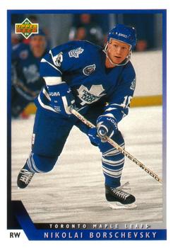 #164 Nikolai Borschevsky - Toronto Maple Leafs - 1993-94 Upper Deck Hockey