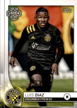 #165 Luis Diaz - Columbus Crew SC - 2020 Topps MLS Soccer