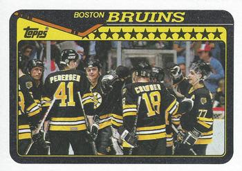 #165 Boston Bruins - Boston Bruins - 1990-91 Topps Hockey