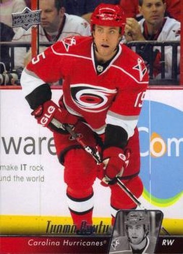 #165 Tuomo Ruutu - Carolina Hurricanes - 2010-11 Upper Deck Hockey