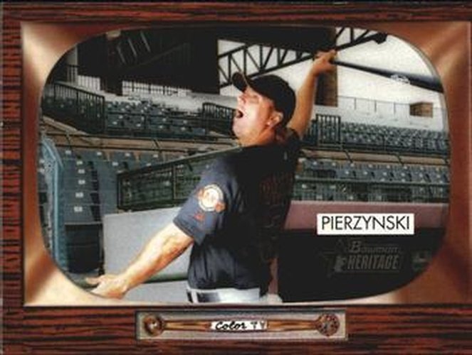 #165 A.J. Pierzynski - San Francisco Giants - 2004 Bowman Heritage Baseball