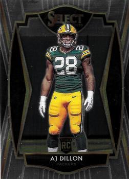 #165 AJ Dillon - Green Bay Packers - 2020 Panini Select Football
