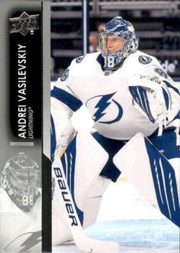 #165 Andrei Vasilevskiy - Tampa Bay Lightning - 2021-22 Upper Deck Hockey