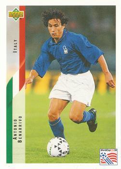 #165 Antonio Benarrivo - Italy - 1994 Upper Deck World Cup Contenders English/Spanish Soccer